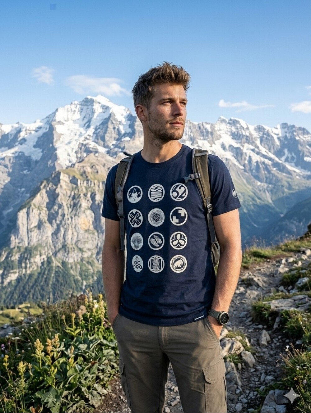 Mammut Core Classic "Swiss 1862" Heritage Graphic T-Shirt